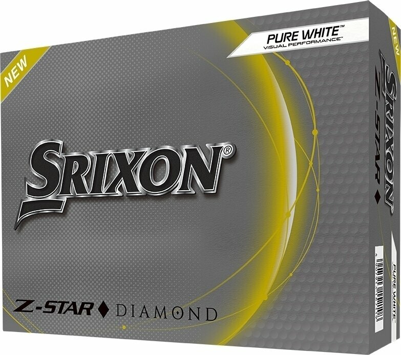 Нова топка за голф Srixon Z-Star Diamond Golf Balls Pure White 2023