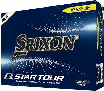 Μπάλες Γκολφ Srixon Q-Star Tour Golf Balls Tour Yellow - 1