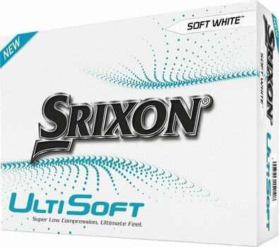 Golfball Srixon Ultisoft Golf Balls Soft White - 1
