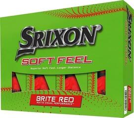 Golfové lopty Srixon Soft Feel Brite Brite Red Štandardná ponuka Golfové lopty