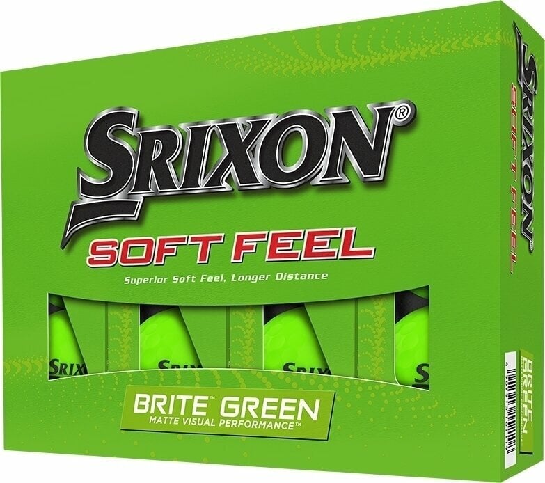 Golf Balls Srixon Soft Feel Brite 13 Golf Balls Brite Green