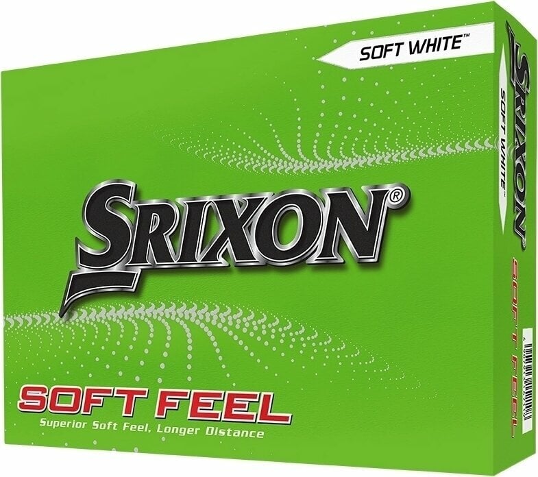 Golfový míček Srixon Soft Feel 13 Golf Balls Soft White
