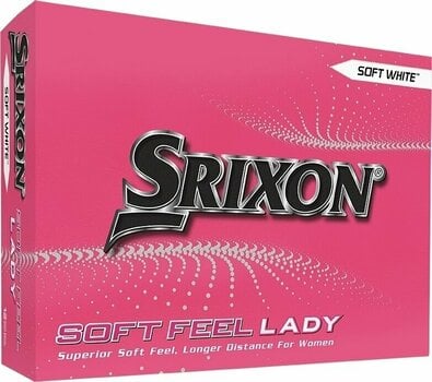 Golf žogice Srixon Soft Feel Lady 8 Golf Balls Soft White - 1