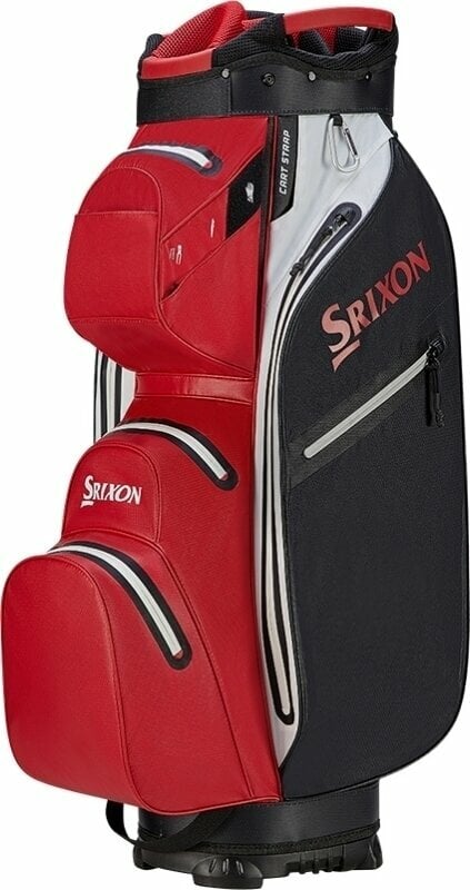 Чантa за голф Srixon Weatherproof Cart Bag Red/Black Чантa за голф