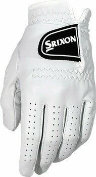 guanti Srixon Premium Cabretta Leather Mens Golf Glove LH White S - 1