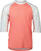 Maillot de cyclisme POC MTB Pure 3/4 Jersey Ammolite Coral/Hydrogen White 2XL Maillot