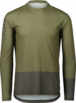 Велосипедна тениска POC MTB Pure LS Jersey Epidote Green/Sylvanite Grey L Джърси - 1