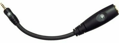 Jack-Jack redukcia D'Addario Planet Waves PW-P047GG Adapter 1/8" Stereo Male to 1/4" Fem - 1