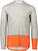 Велосипедна тениска POC MTB Pure LS Jersey Granite Grey/Zink Orange 2XL Джърси