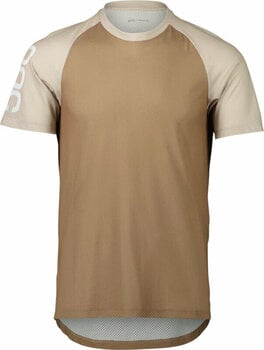 Велосипедна тениска POC MTB Pure Tee Brown/Lt Sandstone Beige L Тениска - 1