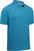 Poloshirt Callaway Mens Micro Novelty Golf Print Vallarta Blue L Poloshirt