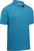 Риза за поло Callaway Mens Micro Novelty Golf Print Polo Vallarta Blue M