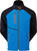 Veste imperméable Footjoy HydroTour Mens Jacket Sapphire/Black/Orange M