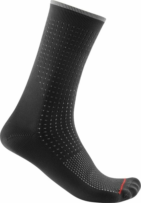 Calcetines de ciclismo Castelli Premio 18 Sock Black S/M Calcetines de ciclismo