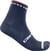 Kolesarske nogavice Castelli Rosso Corsa Pro 9 Sock Belgian Blue L/XL Kolesarske nogavice