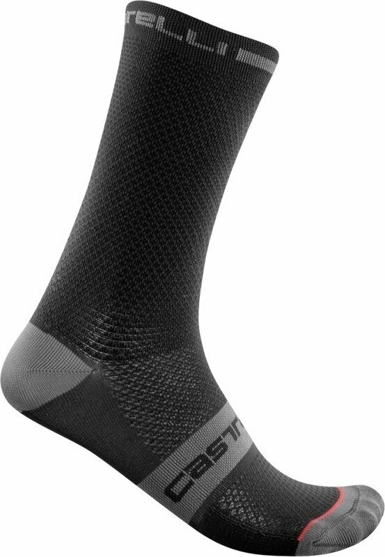 Cyklo ponožky Castelli Superleggera T 18 Sock Black L/XL Cyklo ponožky