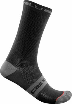 Pyöräilysukat Castelli Superleggera T 18 Sock Black 2XL Pyöräilysukat - 1