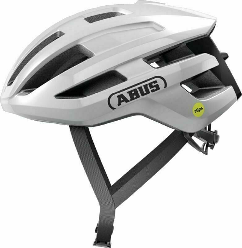 Kask rowerowy Abus PowerDome MIPS Shiny White S Kask rowerowy