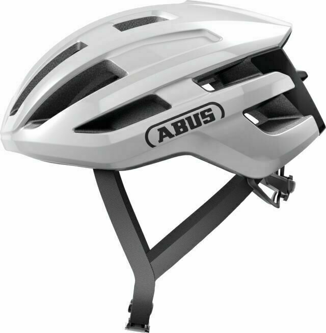 Cyklistická helma Abus PowerDome Shiny White L Cyklistická helma