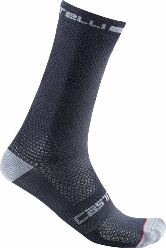 Чорапи за колоездене Castelli Superleggera T 18 Sock Belgian Blue 2XL Чорапи за колоездене