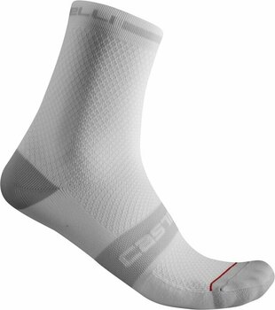 Cyklo ponožky Castelli Superleggera T 12 Sock White L/XL Cyklo ponožky - 1