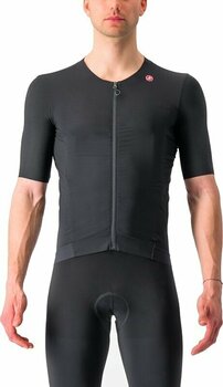 Cycling jersey Castelli Premio Black Jersey Light Black/Black S - 1