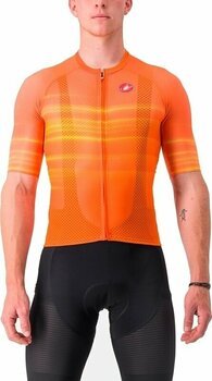 Odzież kolarska / koszulka Castelli Climber'S 3.0 SL Jersey Golf Brilliant Orange M - 1