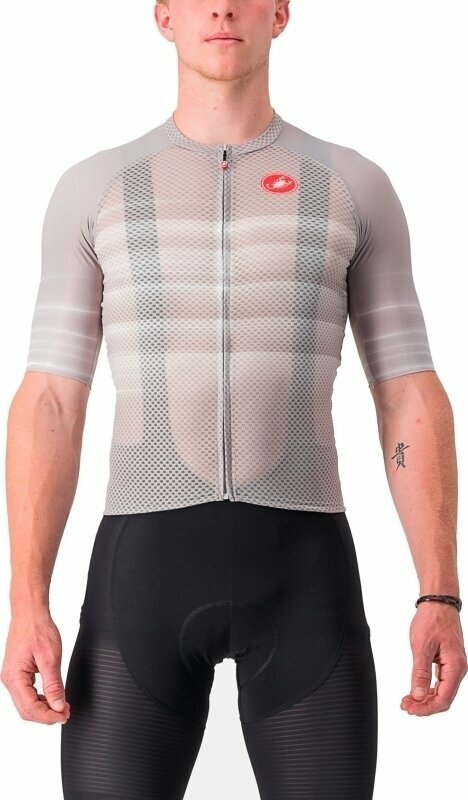 Biciklistički dres Castelli Climber'S 3.0 SL Jersey Dres Silver Gray S