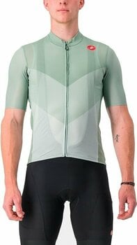 Odzież kolarska / koszulka Castelli Endurance Pro Jersey Golf Defender Green M - 1