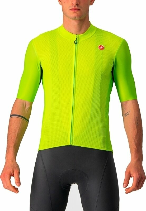 Cyklo-Dres Castelli Endurance Elite Jersey Dres Electric Lime S