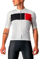 Fietsshirt Castelli Prologo 7 Ivory/Light Black-Red