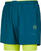 Laufshorts La Sportiva Trail Bite Short M Storm Blue/Lime Punch XL Laufshorts
