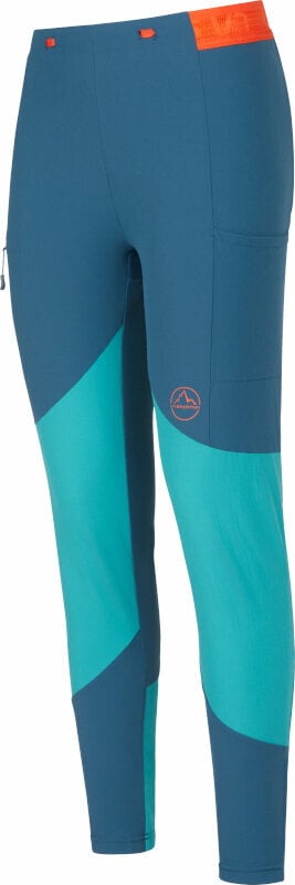 Pantalons outdoor pour La Sportiva Camino Tight Pant W Storm Blue/Lagoon M Pantalons outdoor pour