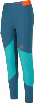 Outdoorové kalhoty La Sportiva Camino Tight Pant W Storm Blue/Lagoon L Outdoorové kalhoty - 1