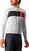 Mez kerékpározáshoz Castelli Prologo 7 Long Sleeve Jersey Dzsörzi Ivory/Light Black-Red S