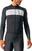 Cycling jersey Castelli Prologo 7 Long Sleeve Jersey Light Black/Silver Gray-Ivory XL