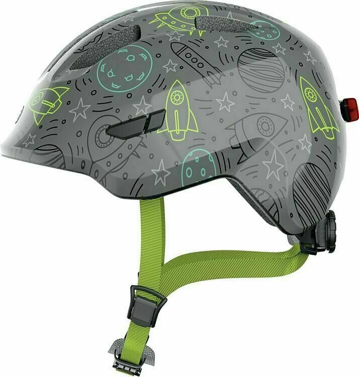 Kid Bike Helmet Abus Smiley 3.0 LED Grey Space S Kid Bike Helmet