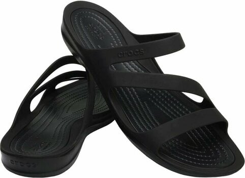 Jachtařská obuv Crocs Women's Swiftwater Sandal Black/Black 41-42 - 1