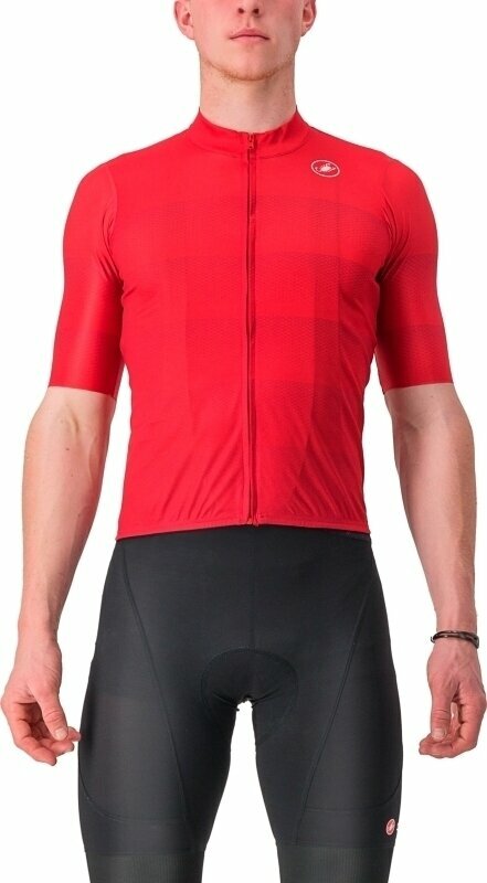 Camisola de ciclismo Castelli Livelli Jersey Jersey Red S