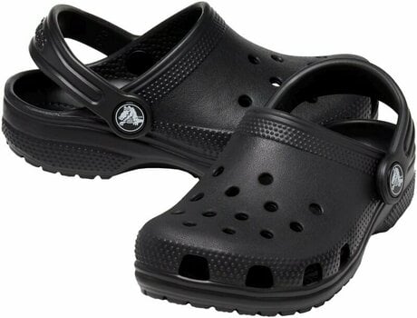 Buty żeglarskie dla dzieci Crocs Kids' Classic Clog T Black 27-28 - 1