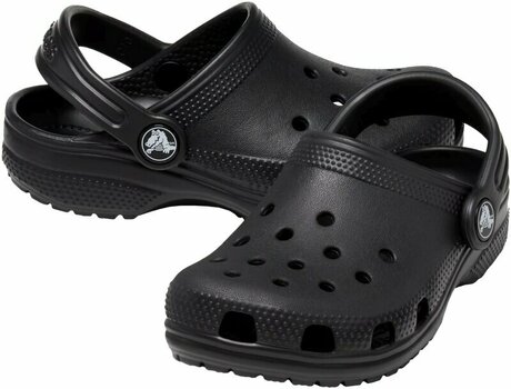 Buty żeglarskie dla dzieci Crocs Kids' Classic Clog T Black 23-24 - 1