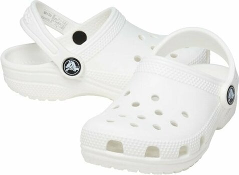 Buty żeglarskie dla dzieci Crocs Kids' Classic Clog T White 27-28 - 1