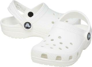 Calçado náutico para crianças Crocs Toddler Classic Clog White