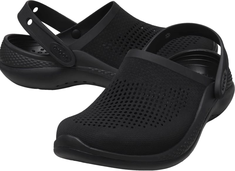 Crocs literide discount black and red