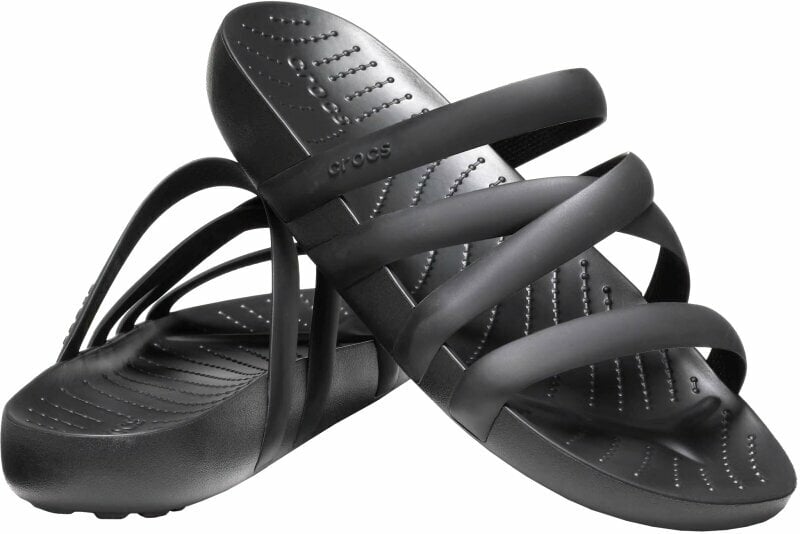 Unisex Schuhe Crocs Splash Strappy Black 33-34