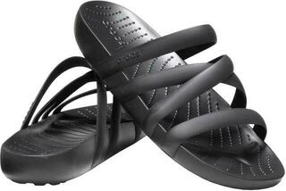 Scarpe unisex Crocs Splash Strappy Ciabatte Black 33-34