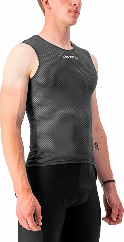 Mez kerékpározáshoz Castelli Pro Mesh 2.0 Sleeveless Trikó Black S