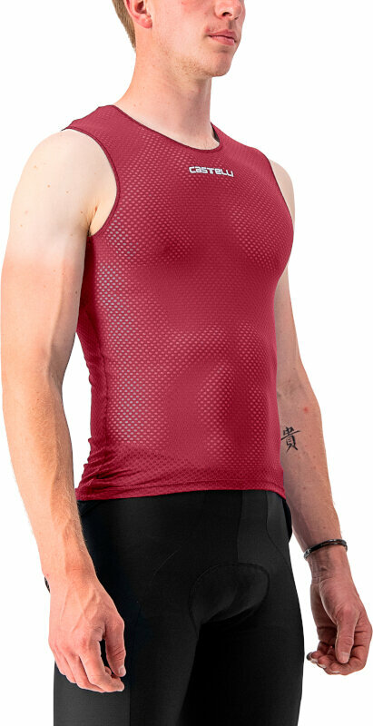 Maillot de ciclismo Castelli Pro Mesh 2.0 Sleeveless Camiseta sin mangas Bordeaux XL