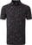 Camiseta polo Footjoy Tropic Golf Print Mens Polo Shirt Black/Orchid S Camiseta polo