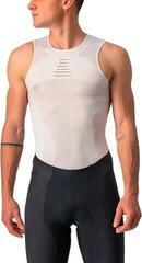 Cycling jersey Castelli Core Seamless Base Layer Functional Underwear-Tank Top White L/XL